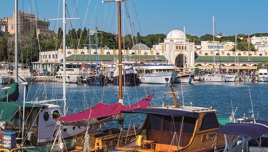 Rhodes   Mandraki Harbour 521x300